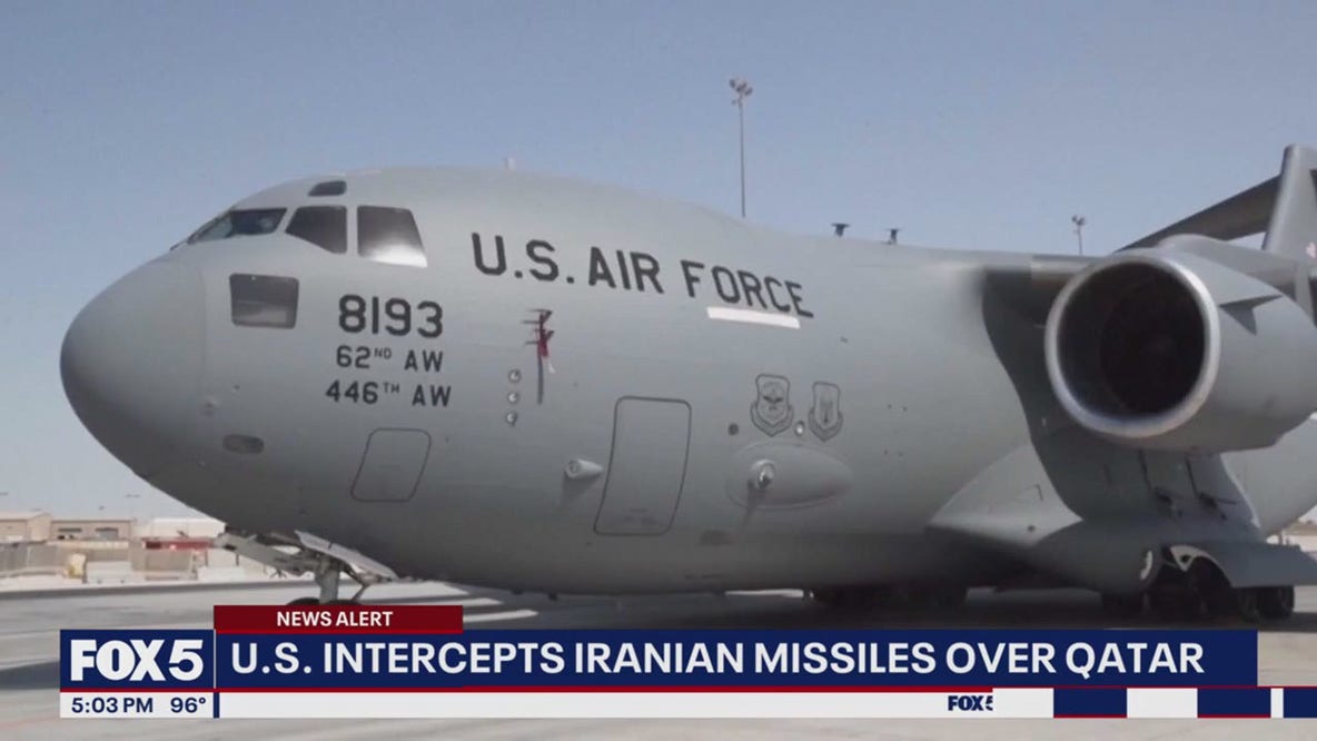 Iranian missiles intercepted by U.S. over Qatar