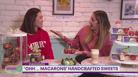 Making handcrafted sweets at 'Ohh... Macarons'
