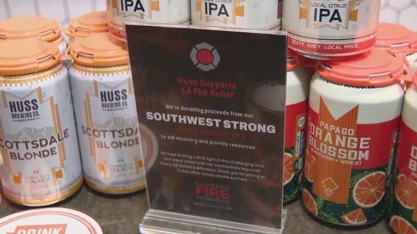 Huss Brewing Co. fundraises for CA wildfires