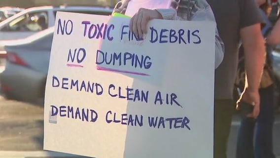 SFV residents concerned over wildfire debris site