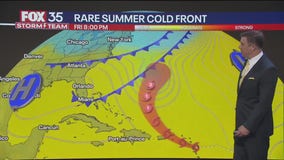 Rare summer cold front could steer Ernesto away from Florida