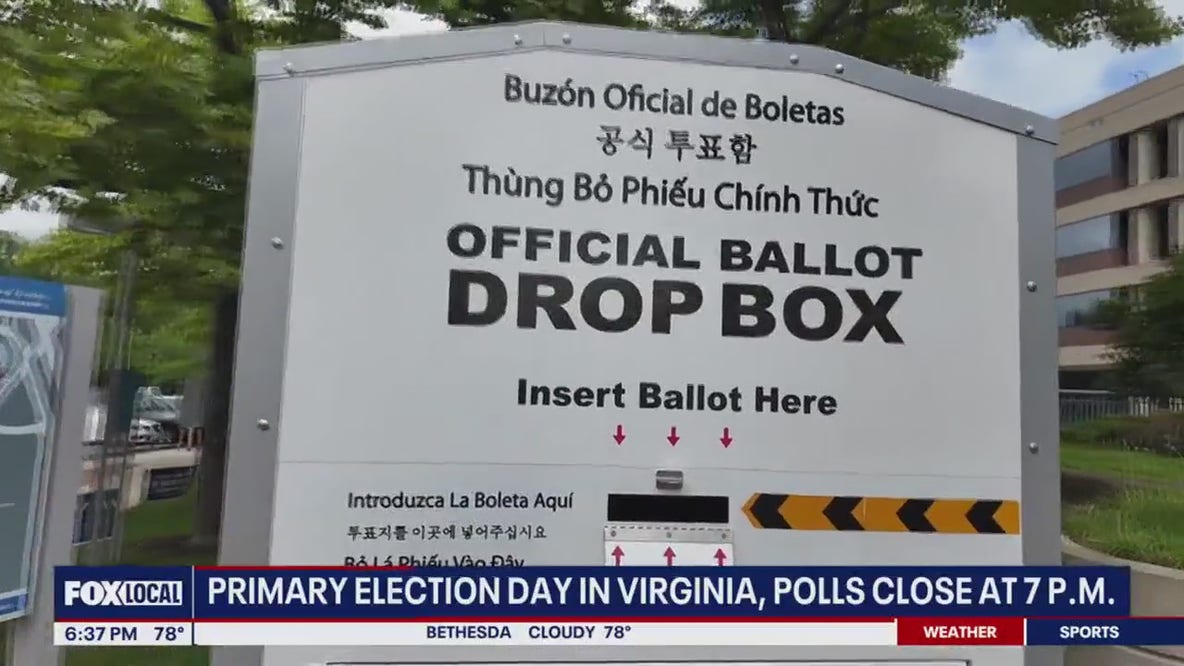 Primary election day: Polls closing soon for Virginia voters