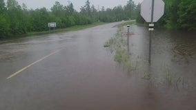 Storms batter Minnesota's North Shore, cause flooding