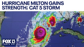 Hurricane Milton strengthens back to a Category 5 storm