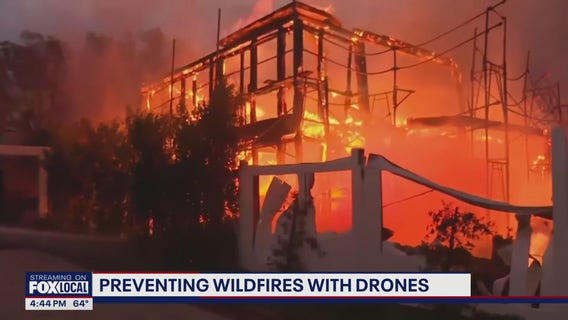 Preventing wildfires with drones