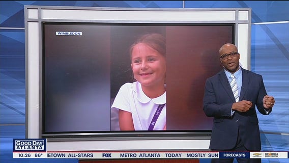 Novak Djokovic's daugher wows Wimbledon crowd