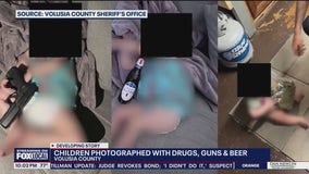 Florida man arrested after toddlers pictured with guns, beer, marijuana: Deputies