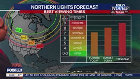 Northern lights forecast: When will auroras return to Philadelphia?