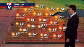 MN weather: Comfy Tuesday as humidity falls