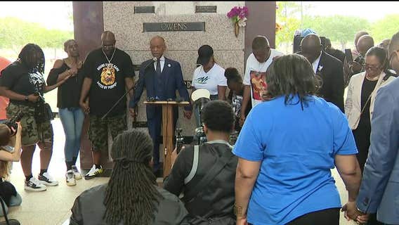 George Floyd memorial service held in Houston [RAW]