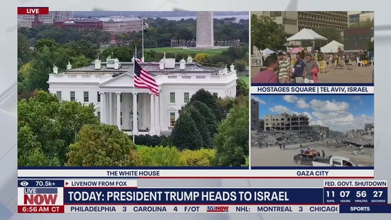 Trump plans whirlwind trip to Israel, Egypt before rushing back for Charlie Kirk honor