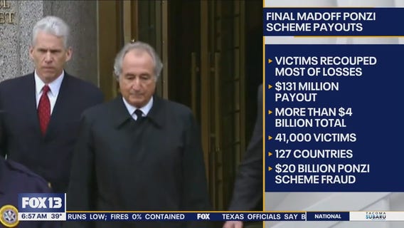 Final Madoff Ponzi Scheme payouts