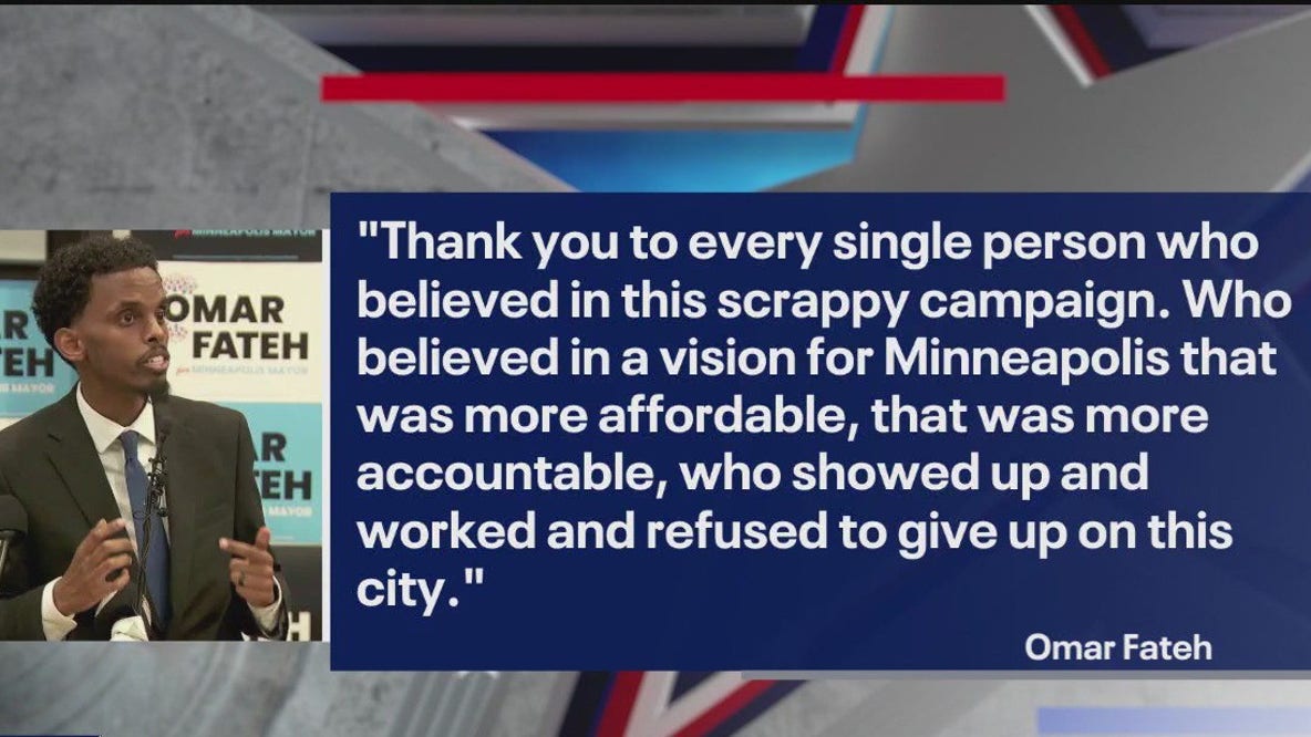 Omar Fateh comes up short in Minneapolis mayoral race