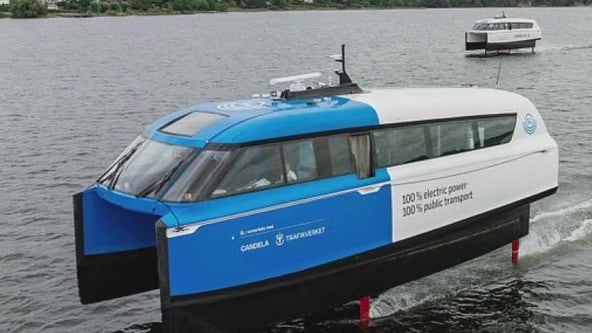 'Flying' electric ferry to debut on Lake Tahoe