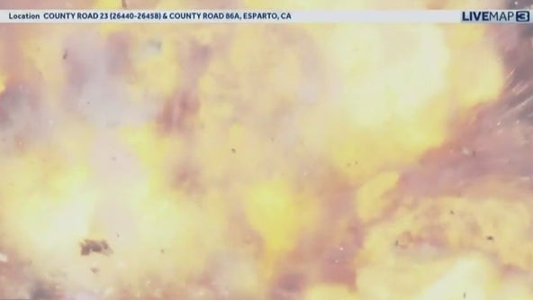 California fireworks warehouse explodes