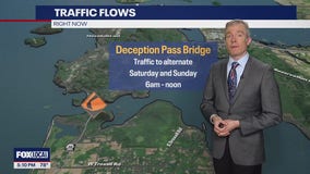 Weekend traffic closures around Puget Sound