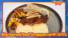 Dinner DeeAs: Blackened Red Snapper with Grits