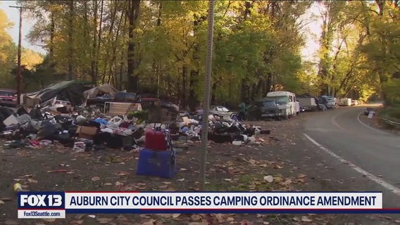 Auburn passes ordinance to ban public camping in city parks