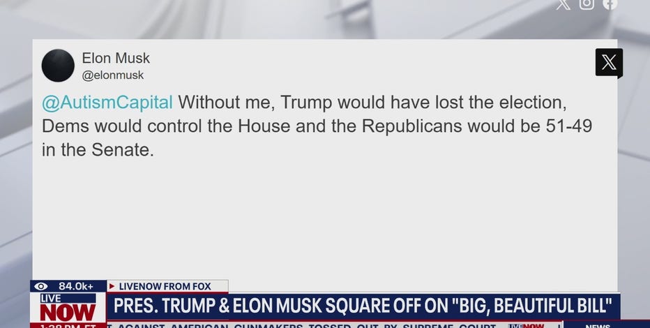 Musk says 'Trump is in the Epstein files' as public feud escalates