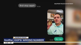 Talkers: Wrong number invites cop to smoke