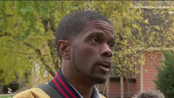 Maury Glover speaks with St. Paul Mayor Melvin Carter on Election Day 2025