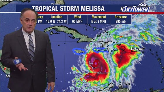 Tampa's weekend forecast and tracking Tropical Storm Melissa