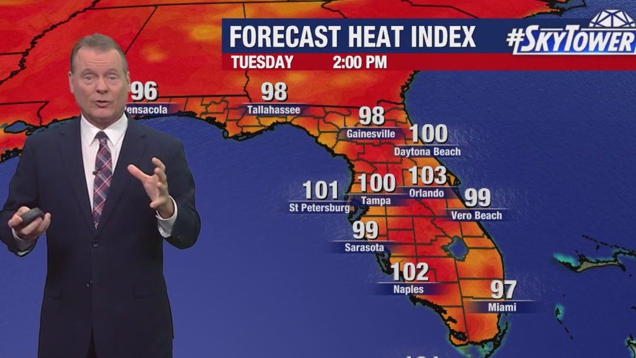 Tampa weather | hot and steamy with afternoon rain | FOX 13 Tampa Bay