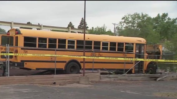 Bus crashes into Minneapolis playground