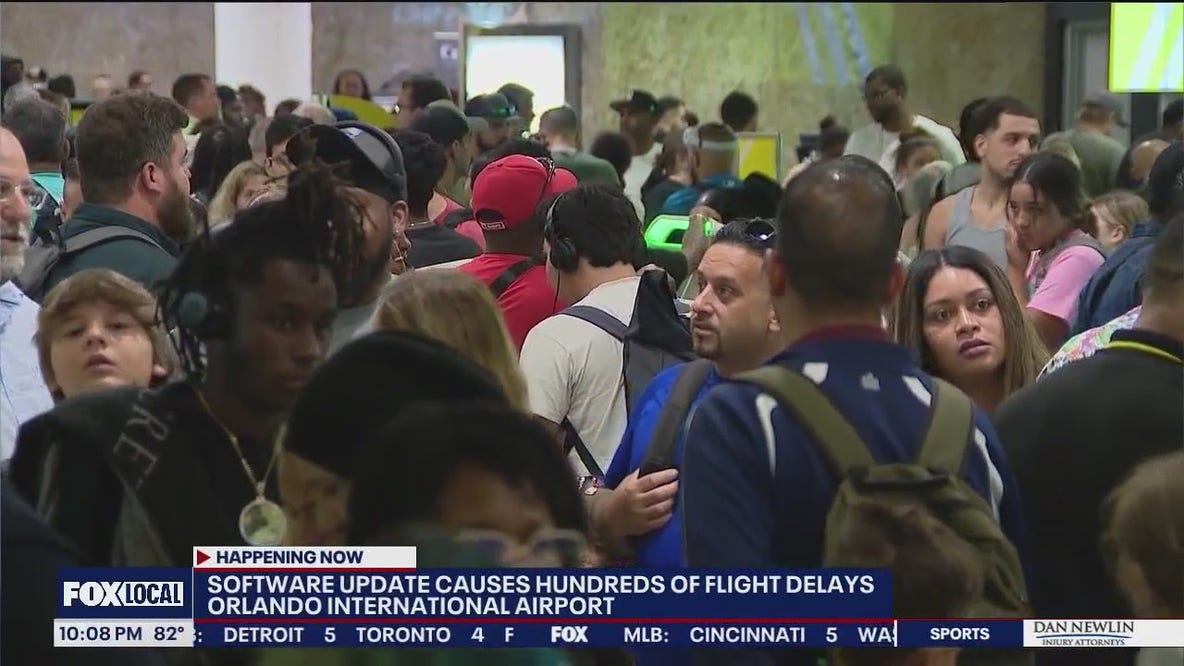 Software update causes flight delays