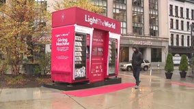 The Giving Machine comes to downtown Detroit to help those in need