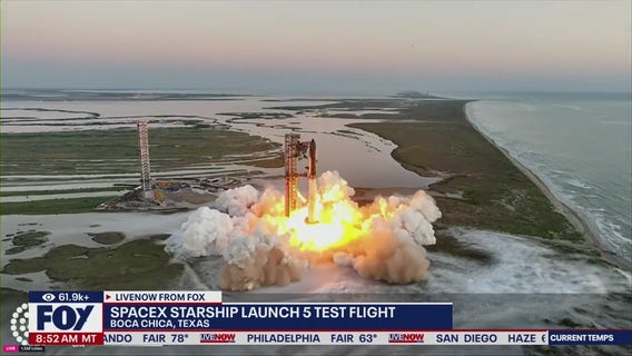 SpaceX Starship launch: Mechanical arms catch Super Heavy rocket booster