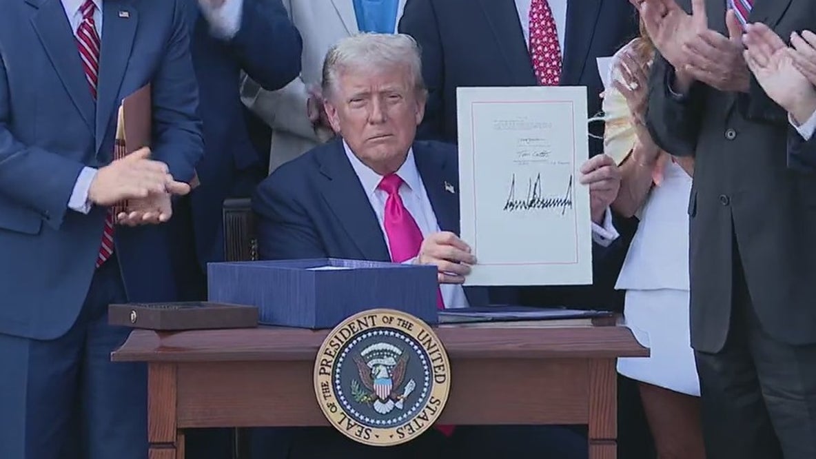 RAW: President Trump signs 'big, beautiful bill'