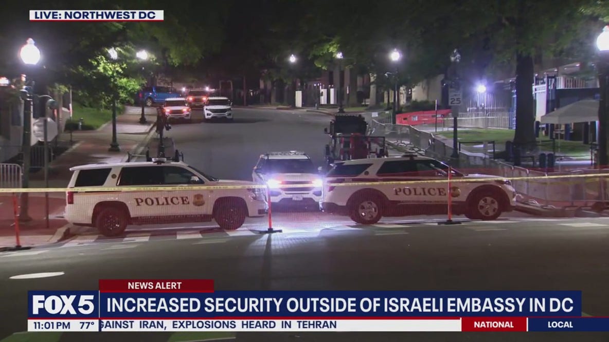 Increased security at Israeli Embassy