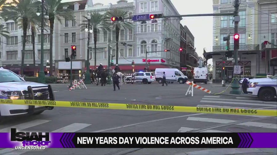 New Years Day violence across America in New Orleans, Las Vegas