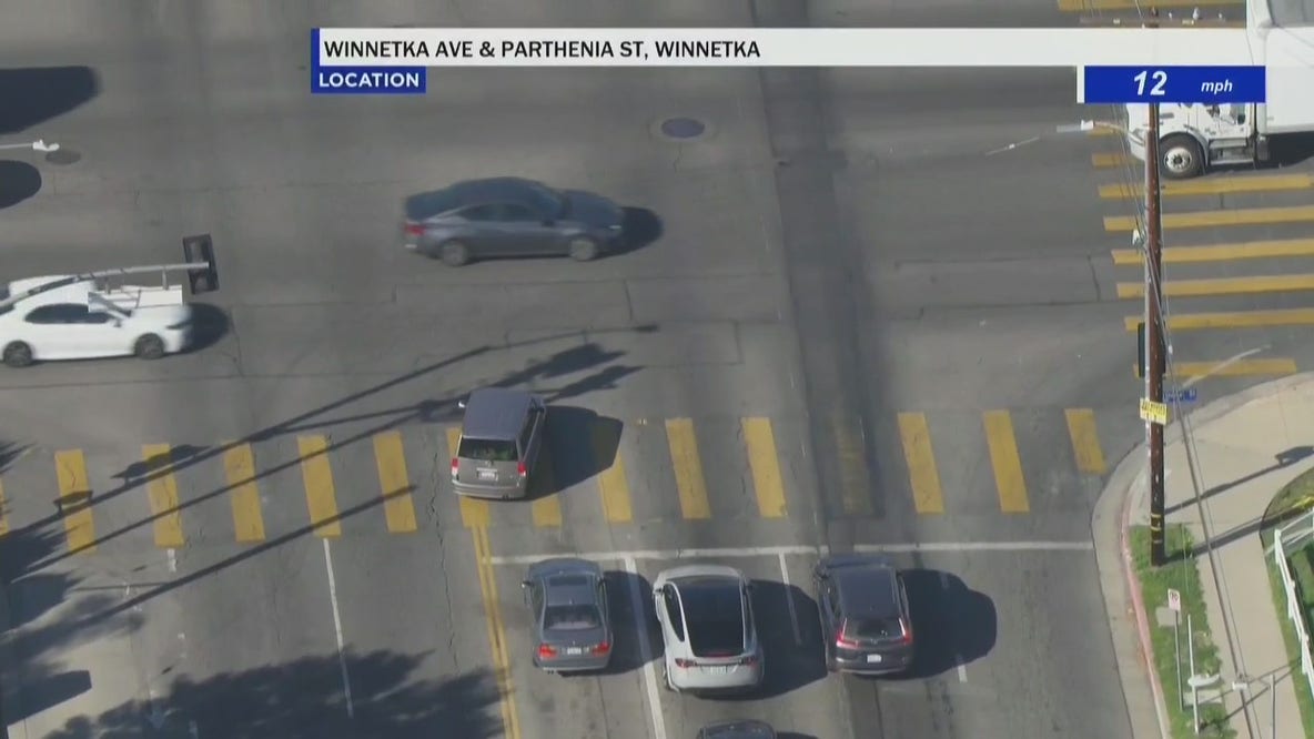 Pursuit suspect weaves through traffic