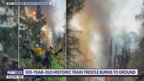 Fire destroys 100-year-old trestle in Lewis County