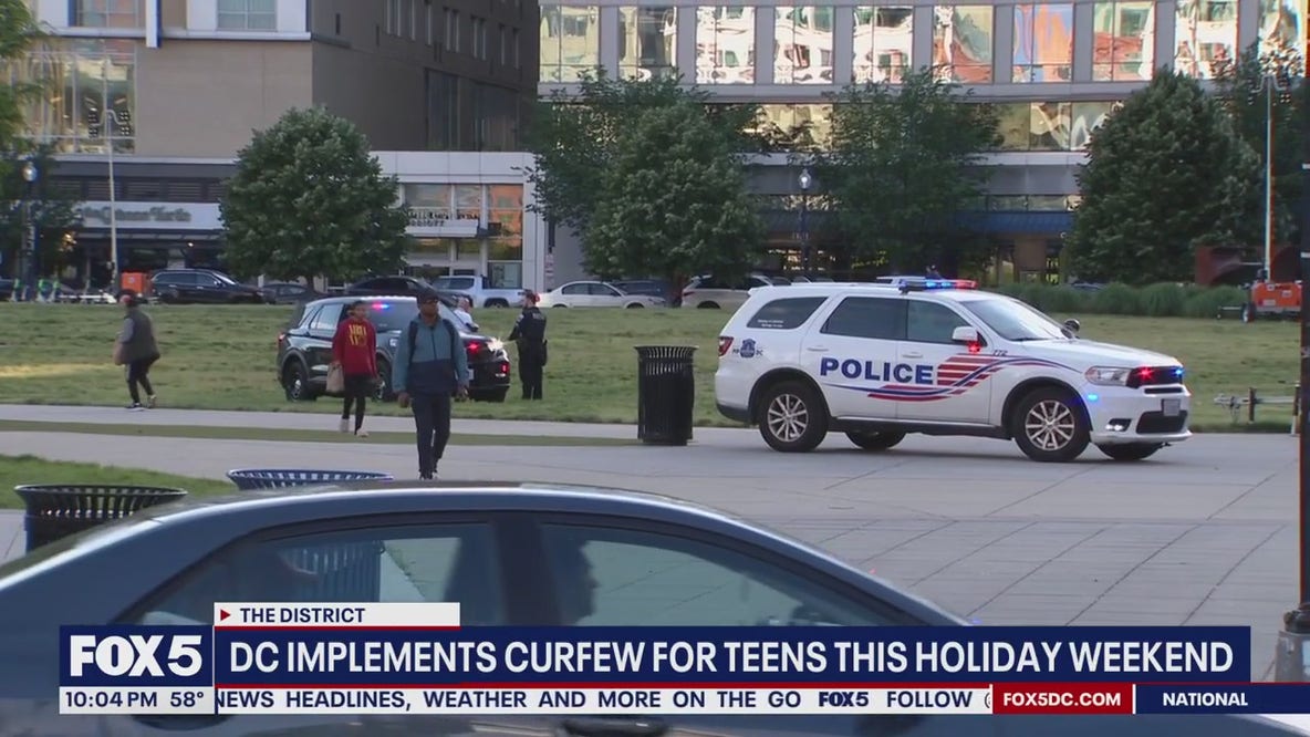 Youth curfew begins in Navy Yard, the Wharf for holiday weekend