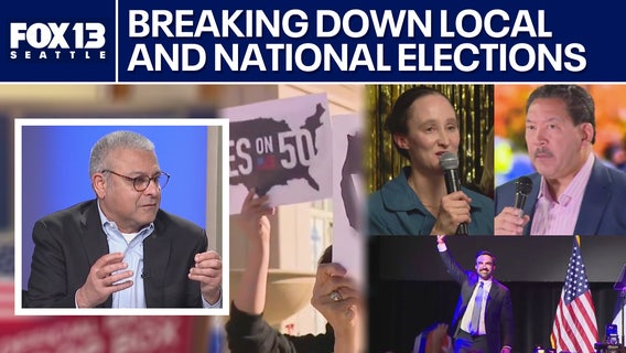 WA election results: FOX 13 political analyst walks through each race, other races in US