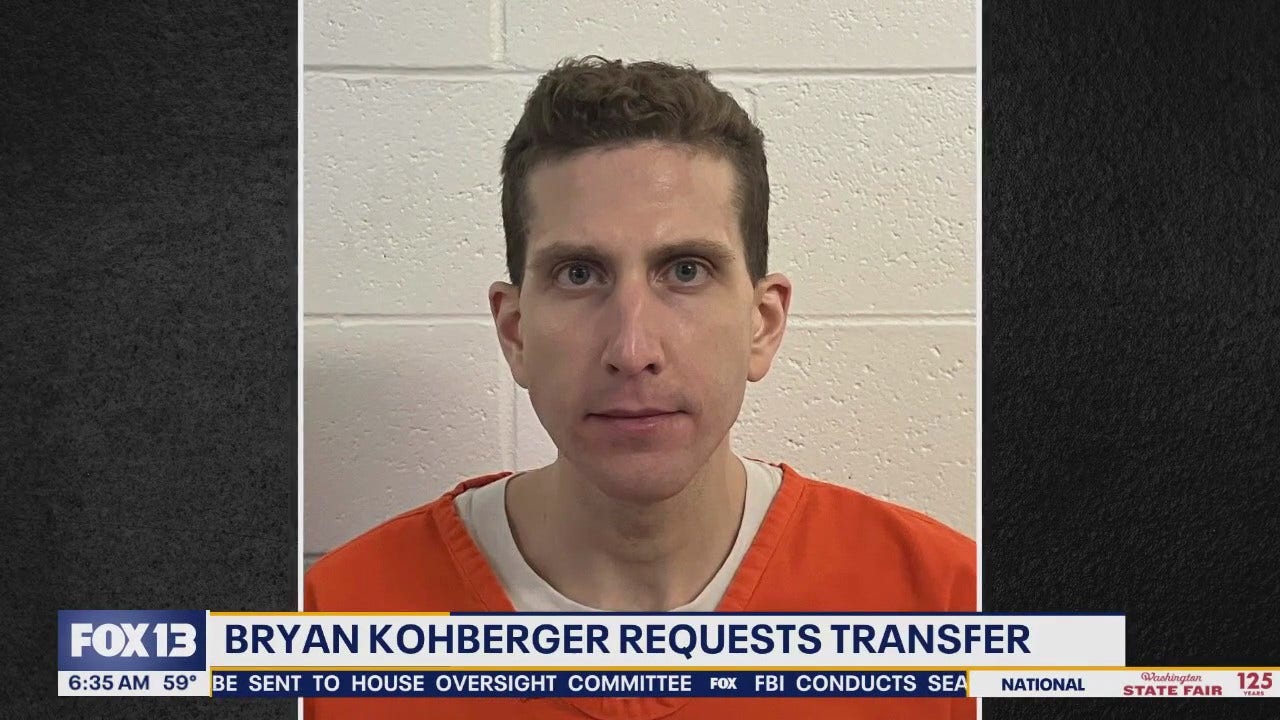 Idaho murderer Bryan Kohberger requests transfer