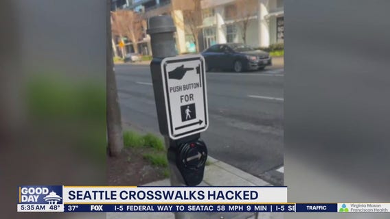 Seattle crosswalk hacked