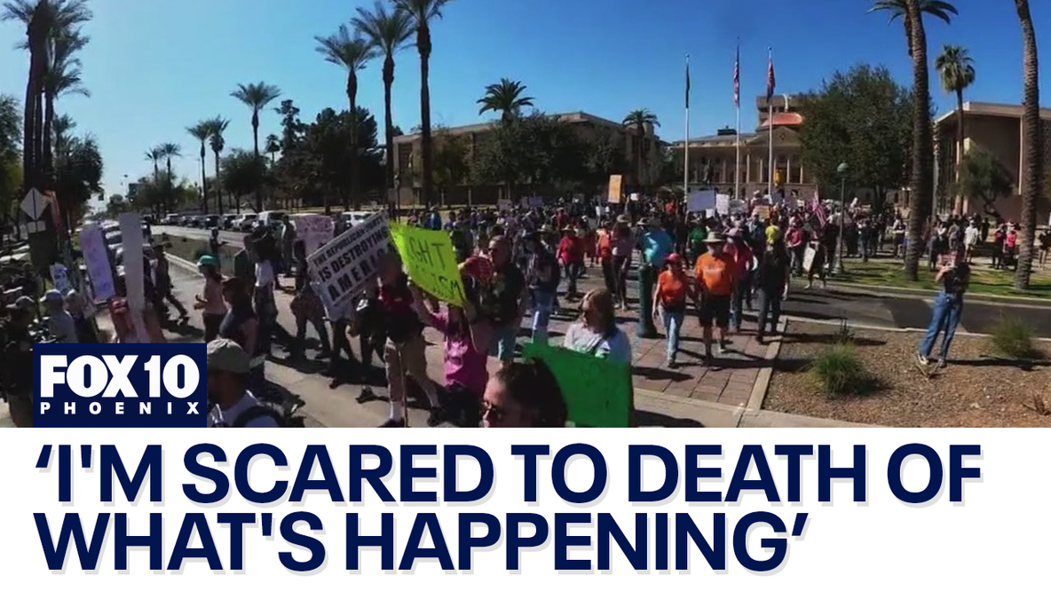 Protesters gather for anti-Project 2025 protest