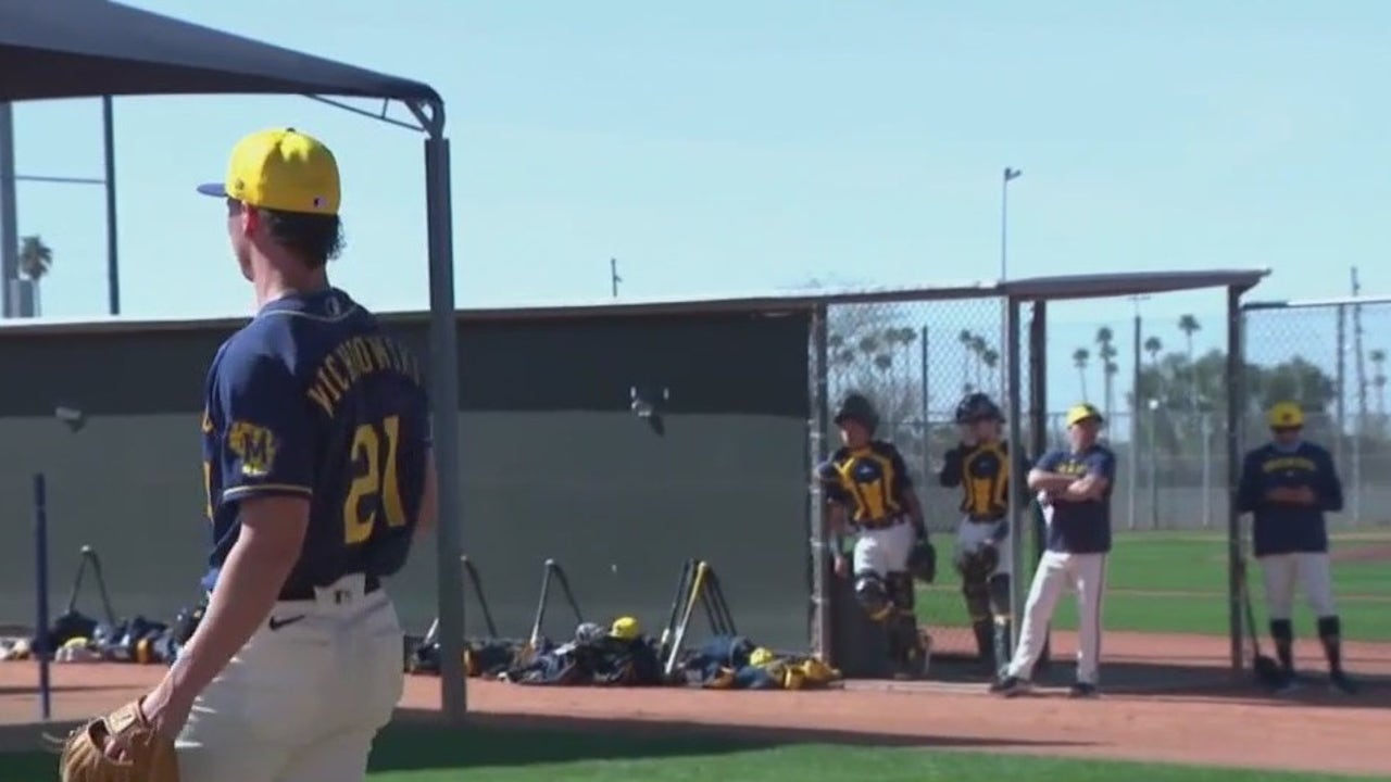 Brewers spring training day 1 highlights younger players | FOX6 Milwaukee