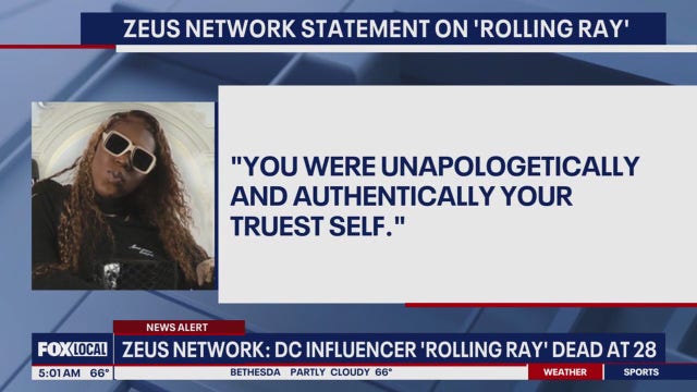 'Rolling Ray,' DC influencer Raymond Harper, dead at 28: report