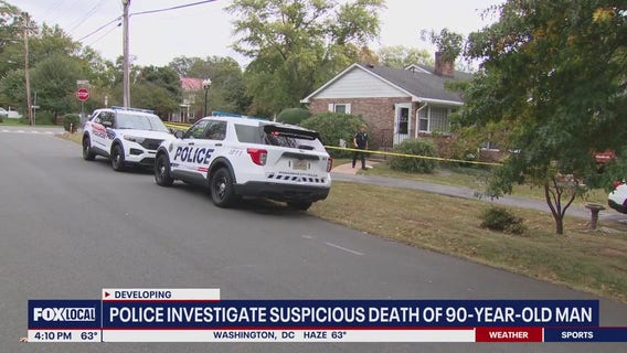 Police investigate "suspicious" death of 90-year-old man