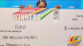 Chicago-area woman pays it forward after winning $1M lottery prize