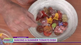 Making a summer tomato dish with Altura