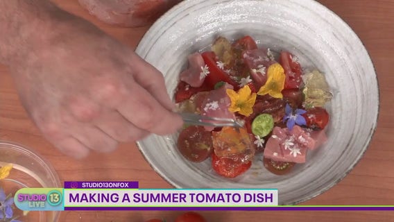 Making a summer tomato dish with Altura