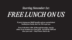 Suburban Chicago restaurant offers free lunch to families losing SNAP benefits | ChicagoLIVE