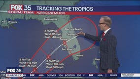 Hurricane Milton 11PM track update