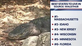 Florida ranks No. 6 as best state to live in